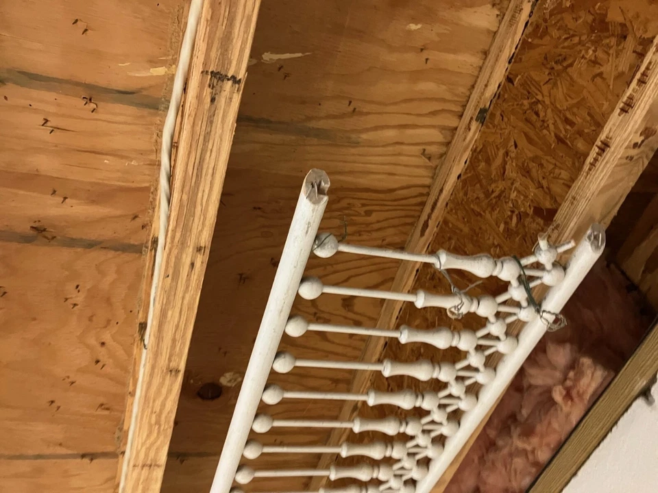 古董 19 世纪 90 年代装饰木制品,高 12 英寸,每英尺 95 美元,至少 3 英尺 — 第 4/4 张图片