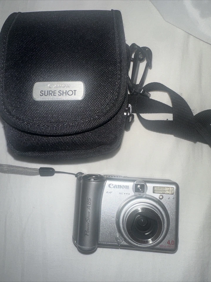 Цифровая камера Canon Powershot A85 4,0 Мп - серебристая - дефектный зум! - Изображение 2 из 4