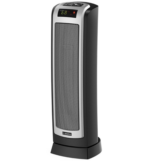 Lasko Ct22722 Digital Oscillating Ceramic Tower Space Heater With