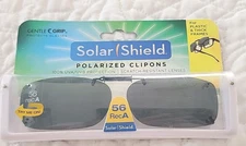Solar Shield 56 RecA Polarized Scratch-Resistant Clip-On Sunglasses