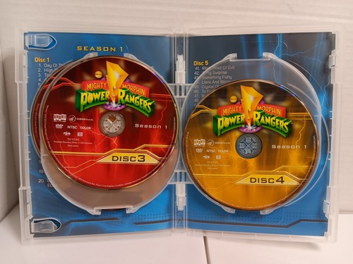Mighty Morphin Power Rangers: Season One (DVD, 1993) Missing Discs 5 & 6, Used - Picture 4 of 5