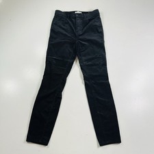 Loft High Waist Skinny Corduroy Pants Black Women s Size 27/4