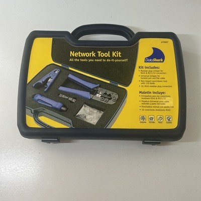 DataShark 70007 Ethernet Network Tool Kit Crumpet RJ45 RJ11/12 New Open Box