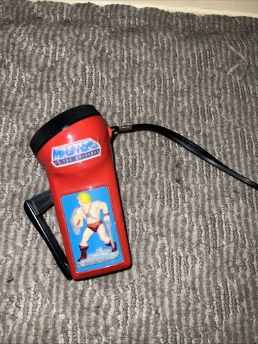 MASTERS OF THE UNIVERSE VINTAGE 1983 MIGHTY LIGHT HE-MAN MOTU FLASHLIGHT