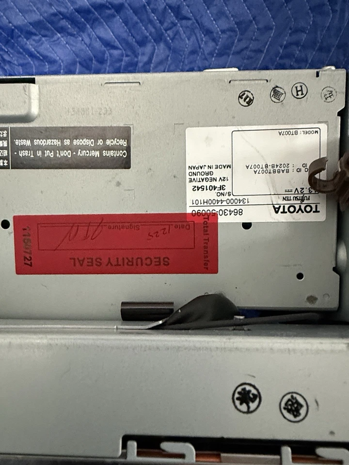 Lexus LS460 2007-2009 navegación pantalla táctil OEM 86430-50091 PROBADO Foto 3 de 4