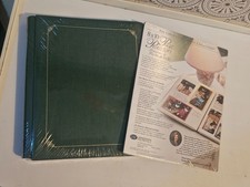 NEW 8x10 Creative Memories SCRAPBOOK ALBUM Hunter Green FOREST Protectors