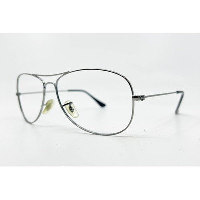 Ray-Ban Cockpit Sunglasses Frames Men Silver  RB3362 004 Metal Aviator 59-14-135