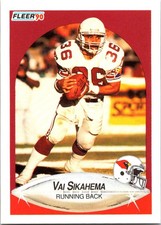 1990 Fleer #339 Vai Sikahema