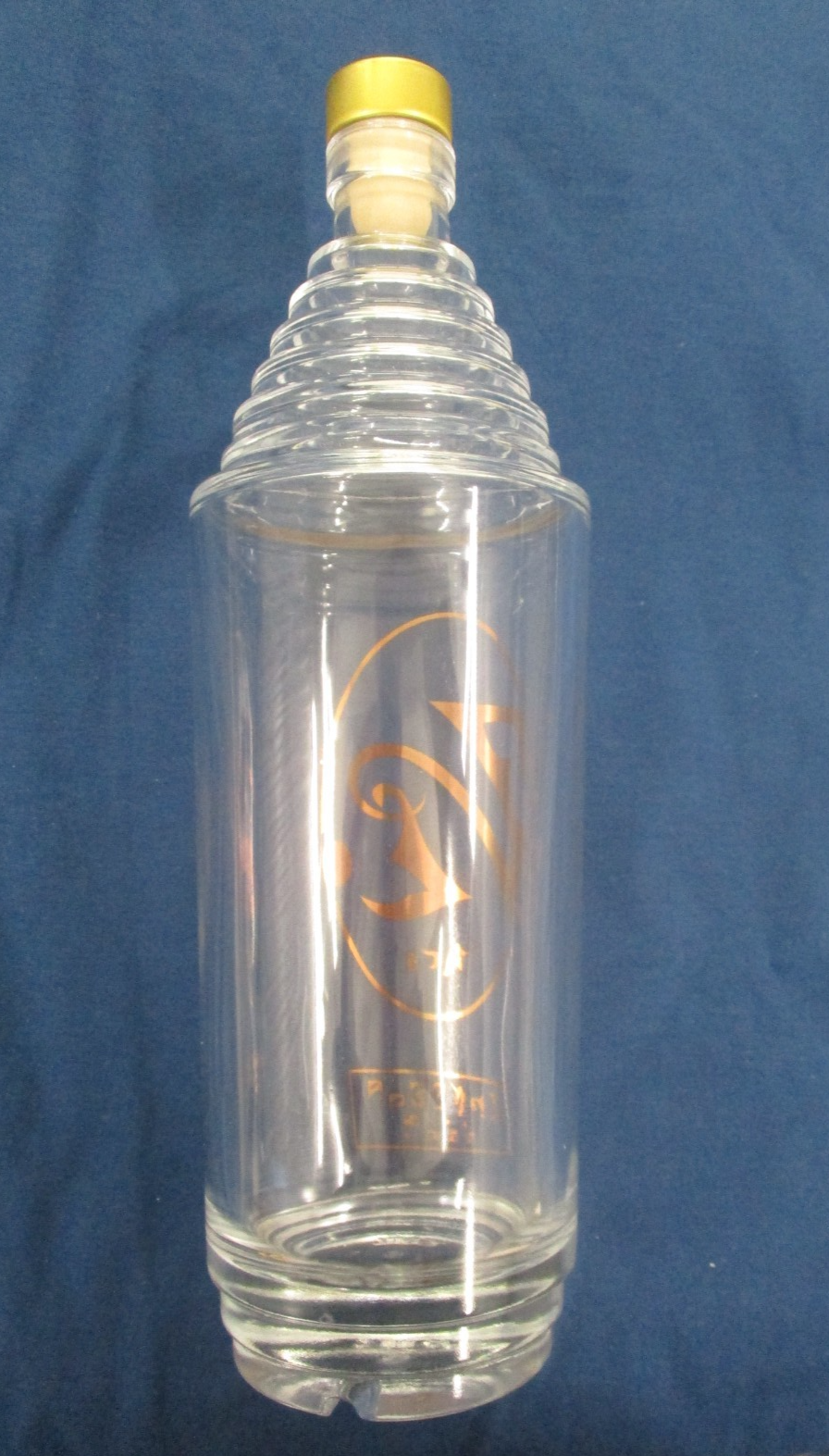 STAR TREK ROMULAN ALE VODKA WHISKEY EMPTY GLASS BOTTLE PROP + TOPPER ...