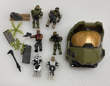 Casco verde oscuro Halo Mega Construx Set-6 FIGURAS DE ACCIÓN
