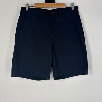 Lululemon Commission Golf Shorts Mens 32 Navy Blue Performance Chino 9'' Inseam