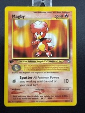 Pokémon TCG Magby 1st Edition Neo Genesis 23/111 Regular Unlimited Rare LP on eBay