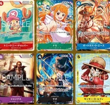 One Piece Mcdonald's 2025 Promo Card Game Complete Set Japanese Japan pack