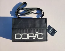 Copic 72 Marker Wallet Travel Carry Case w/ Shoulder Strap - Holds 72 Markers