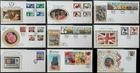 z(JER-219) JERSEY 1995 FDC set of (9) First Day BENHAM Covers (ALL pictured)
