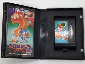 CIB 1992 Sonic The Hedgehog 2 Game For The Sega Genesis 670-2480-01 (G)