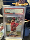2018 Topps Update Series - Shohei Ohtani #US1 Pitching, Red Jersey (RC) PSA 9