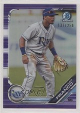 2019 Bowman Draft Chrome Purple Refractor 137/250 Wander Franco #BDC-93 0b2a