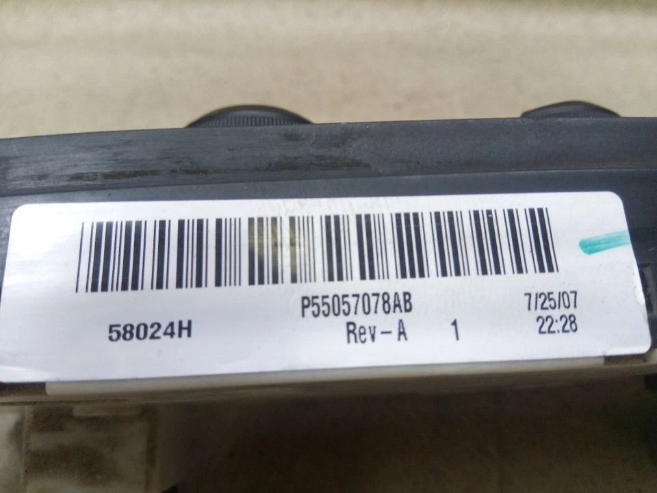 Control de temperatura climático AC 55057078AB compatible con 08-11 Dodge Dakota g115-201808 Foto 4 de 4