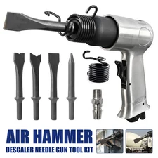 4500RPM 150mm Quick Change Air Hammer + 4PCS Chisel Stroke Pneumatic Super Duty