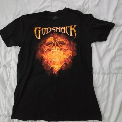 Godsmack World Tour Men's Short Sleeve T  Size LARGE