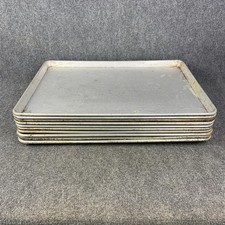 Lot of 10 Commercial Grade 18 x 26 Aluminum Sheet Pan Baking Bread Cookie Pans