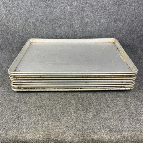 Lot of 10 Commercial Grade 18 x 26 Aluminum Sheet Pan Baking Bread Cookie Pans