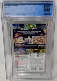 CGC Graded Mario Party Superstars NEW Nintendo Switch (1020710006, 9.9 A++)