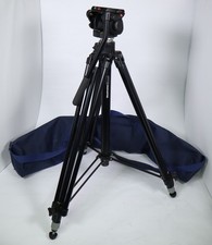 Manfrotto 3246 Tripod with 501HDV head with carrying bag used in good condition