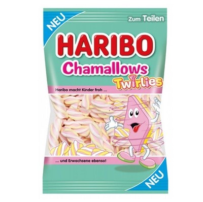 Haribo Chamallows Twirlies 200g Schaumzucker Marshmallows Süßigkeiten Snack