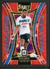 2024-25 ISAK HIEN 36/49 PANINI SELECT SERIE A EQUALIZERS WAVE RED