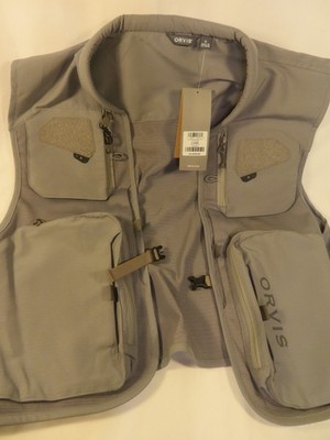 Orvis Clearwater Mesh Vest, Storm Grey, Two Sizes Available! Brand New! #7072