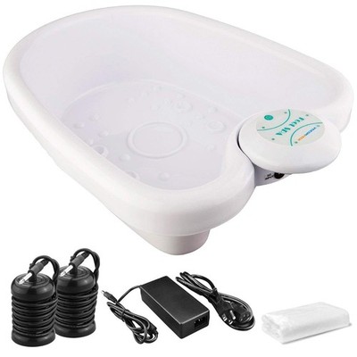 Veicomtech Ionic Foot Bath Detox Footbath Machine + 2 Arrays, 100 Tub Liners