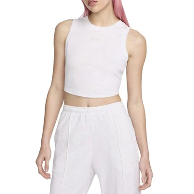 Nike T-Shirt pour Femme Sportswear Chill Knit Blanc - Photo 1/3