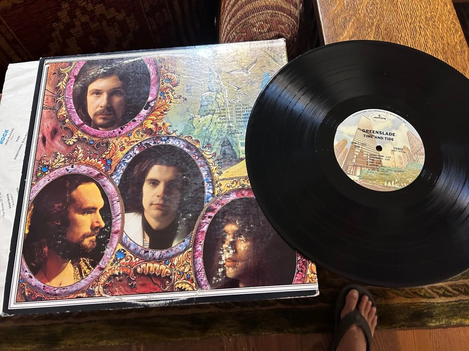 GREENSLADE "Time And Tide" orig Mercury 1025 1st press gatefold EX prog/psych - Image 2 of 3