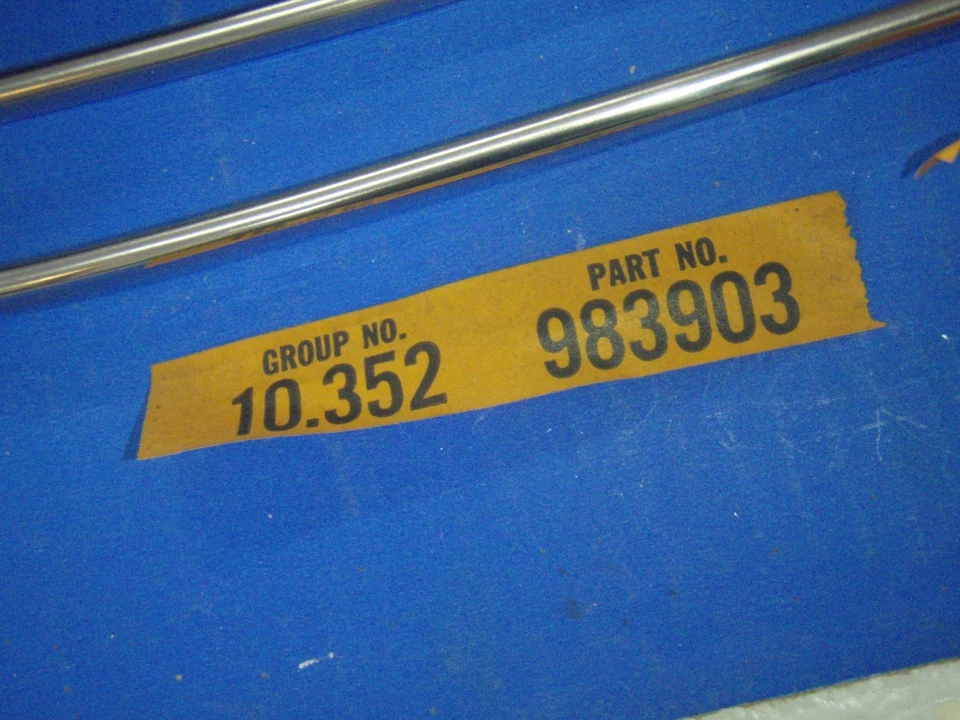 NOS Door Edge Guards for 1963 1964 Pontiac 63 64 Catalina 2 door bonneville - Image 2 of 4