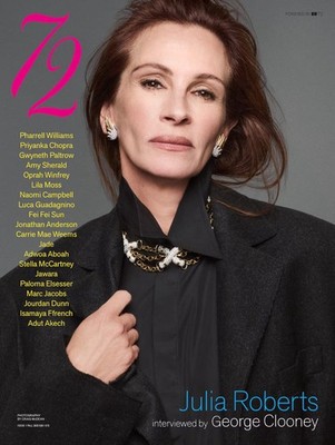 EE 72 Magazine Issue 1 Julia Roberts interviewed George Clooney, Edward Enninful