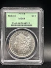 1883-O Morgan Silver Dollar UNC PCGS MS64 $1 US Coin F75