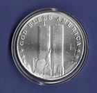 September 11th Commerative .999 silver round Twin Towers