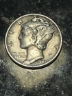1944 P Mercury 10C 90 % Silver Dime FREE SHIPPING