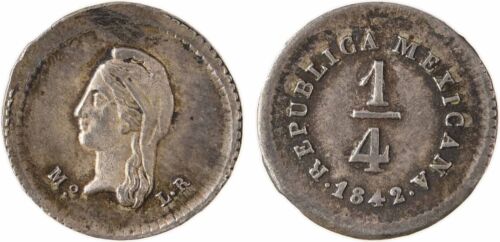 Mexico, 1/4 real, 1842 Mexico, SPL - 190 - Picture 1 of 1