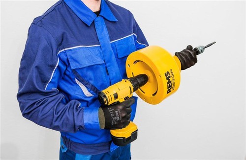 REMS Mini-Cobra Dispositivo Di Pulizia Per Tubazioni Manuale E Elettrico 170010R - Bild 2 von 2