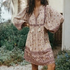 SPELL & THE GYPSY SUNDOWN MINI DRESS SZ S NEW