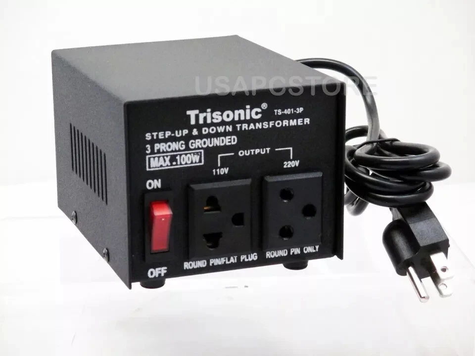 New 100w Transformer Step up/down voltage converter 110v to 220v adapter - Image 2 of 2