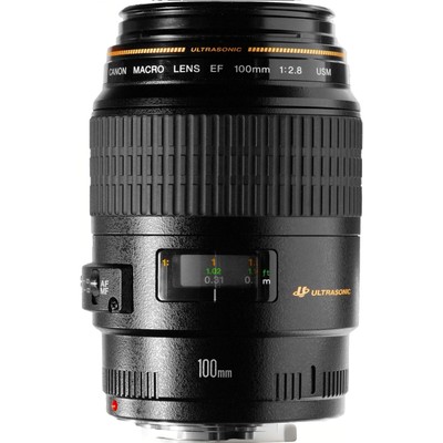 Canon EF 100mm f/2.8 Macro USM Lens Telephoto