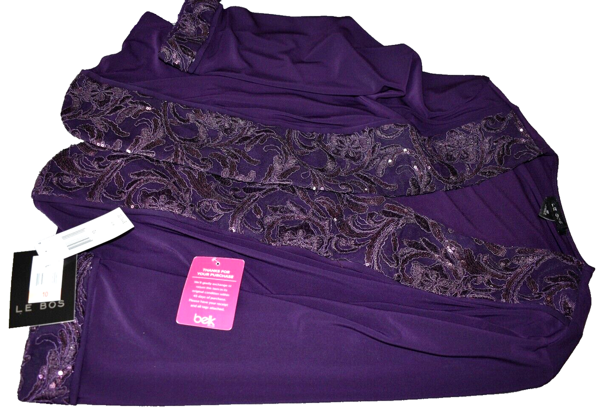 LeBos Womens. 2 Piece EveningDress & JacketBelk Size 10. Eggplant Color.NWT- Belk | eBay LeBos Womens. 2 Piece EveningDress & JacketBelk Size 10. Eggplant Color.NWT- Belk | eBay