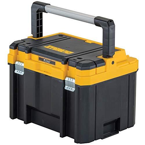 DEWALT TSTAK - Cassetta degli attrezzi con manico lungo e profondo, design extra