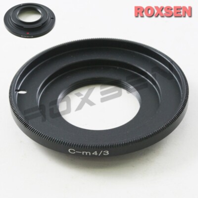 C mount 16mm film lens to Micro 4/3 MFT mount adapter OM-D E-M5 II M10 GH5 GX8