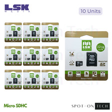 LSK Micro SDHC 32GB Memory Card Class10 With Adapter Taiwan Same day Ship BULK