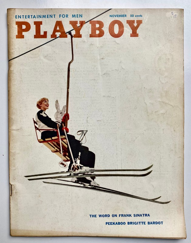 Playboy November 1958, Joan Staley, Brigitte Bardot, Sinatra, Silverstein